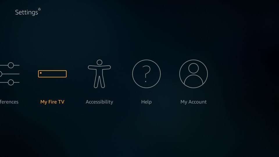 FireStick My Fire TV Option